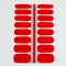 Nail foils solid red - Red Treasure