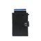 RFID Mini Wallet Single Leather for Men - steel blue