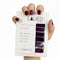 Nail foils solid purple - Lila Night