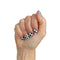 Nail foils textile fusion - The Sixties