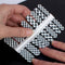 Nail foils textile fusion - The Sixties