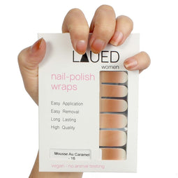 Nail foils solid brown - Mousse Au Caramel