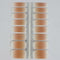 Nail foils solid brown - Mousse Au Caramel