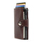 RFID Mini Wallet Single Leather for Men - brown