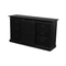 Homestylingshop Dressoir Jorrit zwart - dressoir kasten - opbergkasten 160 cm