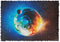 UNIDRAGON Wooden Jigsaw Puzzle Woosaic - Planet Earth - 500 pcs - King Size 31x44 cm