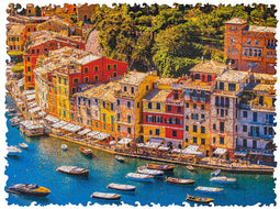 UNIDRAGON Wooden Jigsaw Puzzle Woosaic - Italian Riviera - 250 pcs - Medium 23x31 cm