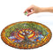 UNIDRAGON Wooden Jigsaw Puzzle Mandala - Tree of Life - 350 pcs - King Size 33 cm
