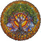 UNIDRAGON Wooden Jigsaw Puzzle Mandala - Tree of Life - 350 pcs - King Size 33 cm