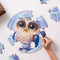 UNIDRAGON Wooden Jigsaw Puzzle Bubblezz - Owl - 30 pcs - 25 cm