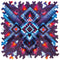 UNIDRAGON Wooden Jigsaw Puzzle Abstraction - Neon Geometry - 100 pcs - 21.7x21.7 cm