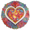 UNIDRAGON Wooden Jigsaw Puzzle Mandala - Сonscious Love - 700 pcs - Royal Size 45 cm