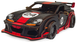 UNIDRAGON Wooden 3D DIY Models Woosaic - Comet GTS Black/Red - 219 pcs - 26.8x13.3x7.8 cm