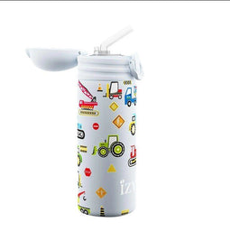 Izy Bottles kids thermosfles Blue Machines 350 ML