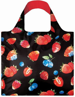 Loqi opvouwbare draagtas Aardbeien