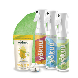 YOKUU Surface Cleaner Starter Kit - All purpose cleaner, bathroom cleaner, glass and floor cleaner -