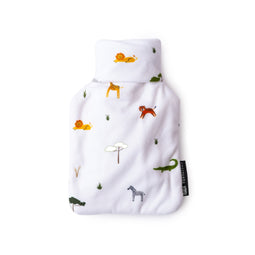 Wonderfully Soft Children’s Safari Print Hot Water Bottle