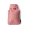 UK Made Natural Cotton Hot Water Bottle in Blush Pink