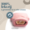 UK Made Natural Cotton Hot Water Bottle in Blush Pink