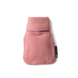 Mini Pink Cotton Cover and Natural Rubber Hot Water Bottle