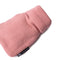 Mini Pink Cotton Cover and Natural Rubber Hot Water Bottle