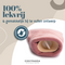 Mini Pink Cotton Cover and Natural Rubber Hot Water Bottle