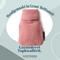 Mini Pink Cotton Cover and Natural Rubber Hot Water Bottle
