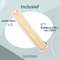 Long Bamboo Cover and 2 Litre Natural Rubber Hot Water Bottle