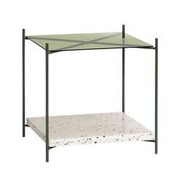 Niche Side Table Green/Terrazzo