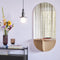 Ripple Glass Boxes Brass (set of 2)