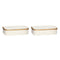 Ecru Storage Boxes Beige (set of 2)