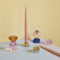 Gem Candlestick Orange/Pink