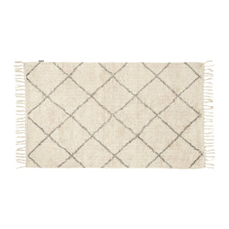 Rhomb Rug Small Offwhite