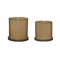 Era Pots Brown (set of 2)