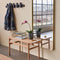 Retro Wall Mirror Large Brass