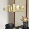Pomp Chandelier Brass