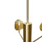 Pomp Chandelier Brass