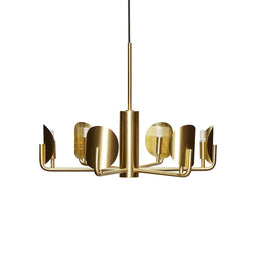 Pomp Chandelier Brass