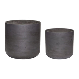 Structure Pots Dark grey (set of 2)
