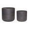 Structure Pots Dark grey (set of 2)