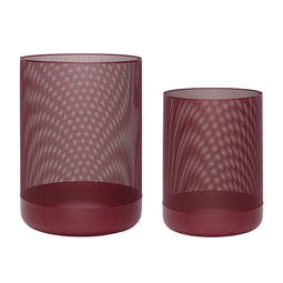 Edge Baskets Burgundy (set of 2)