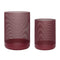 Edge Baskets Burgundy (set of 2)
