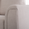 Beliani Corner Sofa Beige Fabric Upholstered with Ottoman L-shaped Right Hand Orientation
