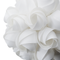 Beliani Pendant Lamp White Plastic Flower Rose Bloom Shade Ceiling Light