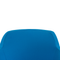 Beliani Armchair Blue Club Chair Retro Style Wooden Legs