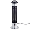 Beliani Patio Heater Black Metal 64H cm Freestanding 800W
