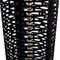 Beliani Patio Heater Black Metal 64H cm Freestanding 800W