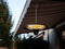 Beliani Patio Heater Black Metal ø 51 cm Ceiling Mounted 1800W