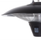 Beliani Patio Heater Black Metal ø 51 cm Ceiling Mounted 1800W