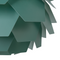 Beliani Pendant Lamp Green Plastic Pine Cone Shade Hanging Lamp